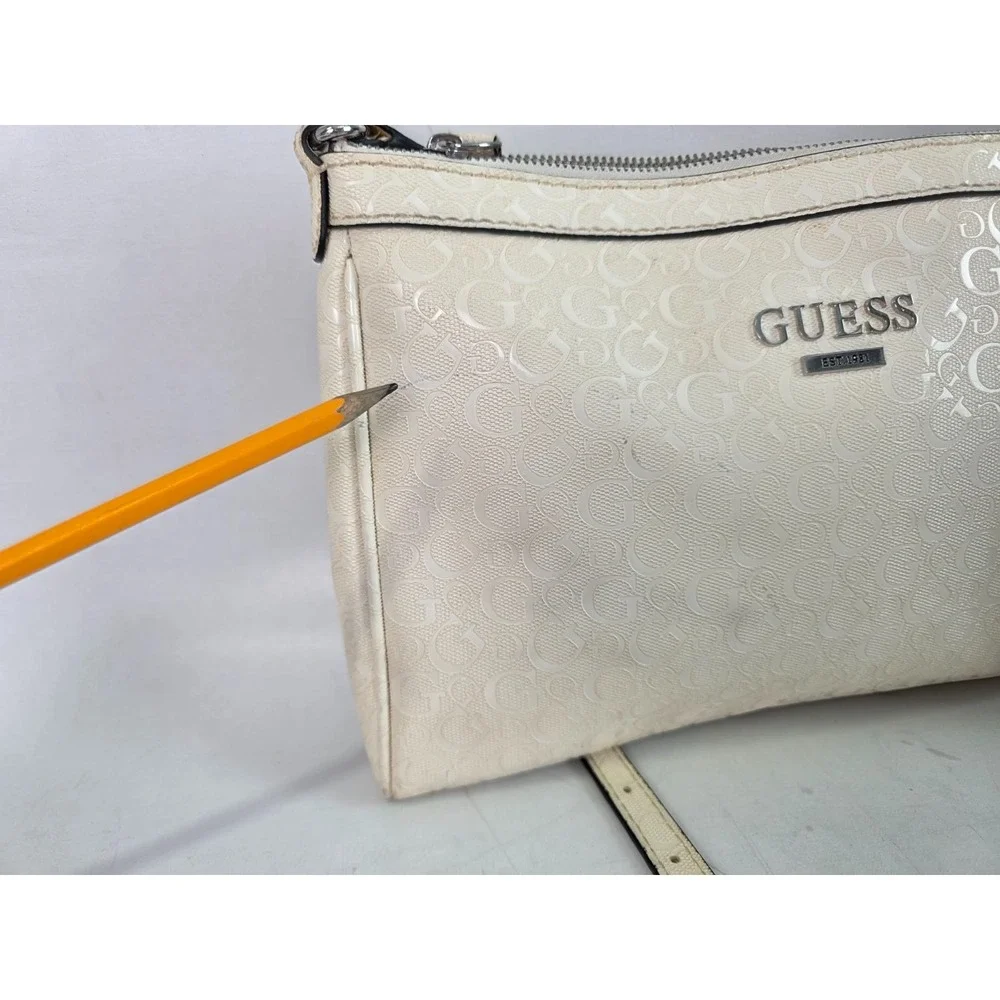 Guess‎ Purse White Cream Crossbody Handbag Shoulder Bag Purse BB508814